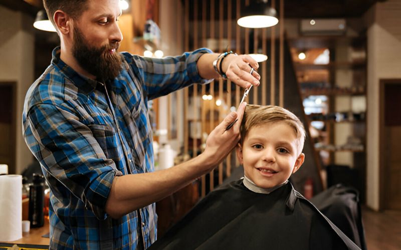 Kids Haircuts Largo FL Without a Fuss - The Barber Village